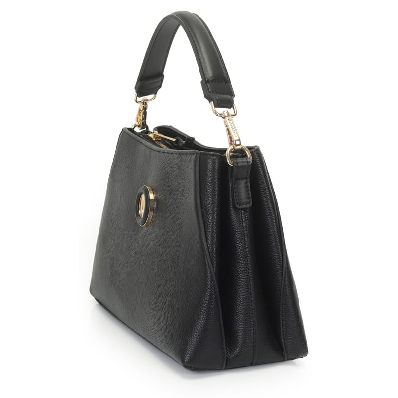Bolsa WJ modelo 46146 vista lateral mostrando alças ajustáveis e compartimentos internos